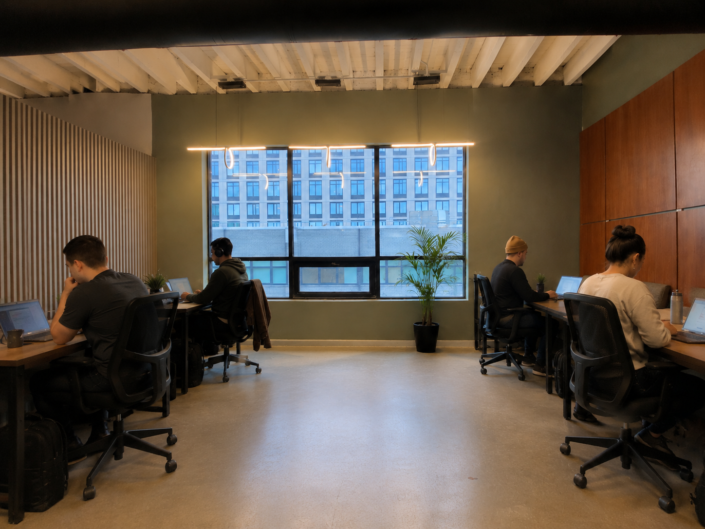 Members working at Casa38 hot desks
